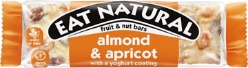 Een Eat Natuaral reep, amandel, abrikozen en yoghurt, 40g koop je bij Muys Kantoor & Kado