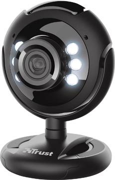 Een Trust Spotlight Pro webcam, met ingebouwde microfoon en ledlampjes koop je bij best4office