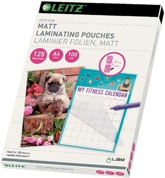 Een Leitz iLAM lamineerhoes ft A4, 250 micron (2 x 125 micron), mat, pak van 100 stuks koop je bij best4office