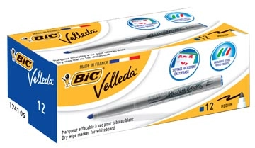 Een Bic whiteboardmarker Velleda 1741 blauw koop je bij Muys Kantoor & Kado