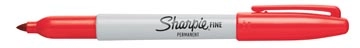 Een Sharpie Permanent marker Fine rood koop je bij Muys Kantoor & Kado