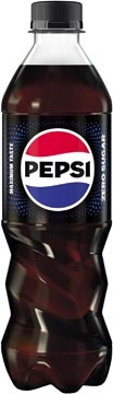 Een Pepsi Zero Sugar frisdrank, fles van 50 cl, pak van 6 stuks koop je bij Muys Kantoor & Kado