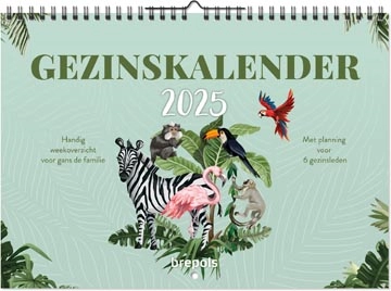 Een Brepols gezinskalender weekoverzicht, Nederlandstalig, 2025 koop je bij best4office