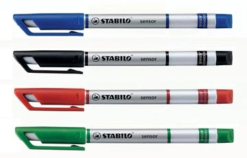 Een STABILO SENSOR fineliner, 0,3 mm, blauw koop je bij Muys Kantoor & Kado