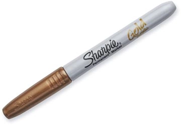 Een Sharpie permanente marker metallic, fijne punt, goud koop je bij Muys Kantoor & Kado