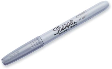 Een Sharpie permanente marker metallic, fijne punt, zilver koop je bij Muys Kantoor & Kado