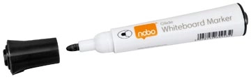 Een Nobo Glide whiteboardmarker, ronde punt, pak van 10 stuks, zwart koop je bij best4office