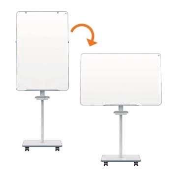 Een Nobo Move & Meet mobiele stalen flipover ft 70 x 100 cm koop je bij best4office