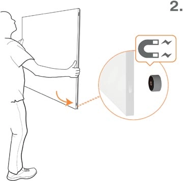 Een Nobo Infinity randloos whiteboard, staal, magnetisch, 90 x 120 cm koop je bij Muys Kantoor & Kado