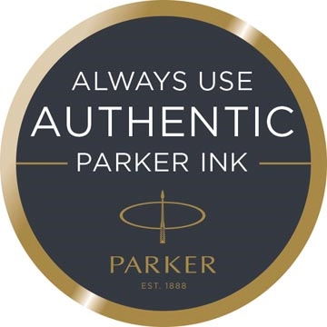 Een Parker vulling voor roller medium, zwart, op blister koop je bij Muys Kantoor & Kado