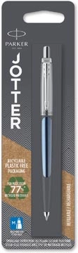 Een Parker Jotter balpen Waterloo Blue CT, op blister koop je bij Muys Kantoor & Kado