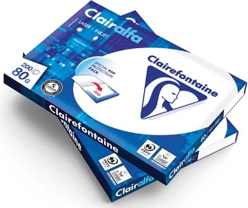 Een Clairefontaine printpapier ft A4, 80 g, pak van 200 vel, doos van 7 pakken koop je bij best4office