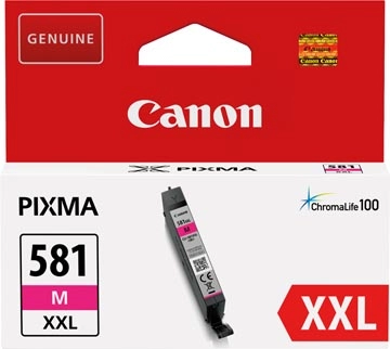 Een Canon inktcartridge CLI-581M XXL, 367 foto's, OEM 1996C001, magenta koop je bij best4office