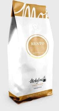 Een Mokafina Resto koffie gemalen koffie, pak van 1 kg, sterkte van 6 koop je bij best4office