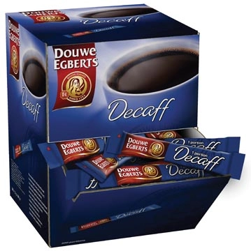 Een Douwe Egberts instant koffie, Decaff, 1,5 g, doos van 200 stuks koop je bij Muys Kantoor & Kado