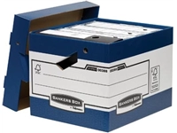 Een Bankers Box archiefdoos, formaat 33,3 x 29,2 x 40,4 cm, blauw koop je bij best4office