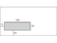 Een Gallery enveloppen ft 110 x 220 mm, venster links, stripsluiting, doos van 500 stuks koop je bij best4office