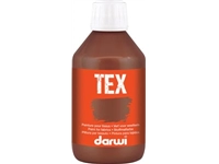 Een Darwi textielverf Tex, 250 ml, donkerbruin koop je bij best4office