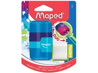 Een Maped potloodslijper + gom Connect Soft Touch, op blister koop je bij Muys Kantoor & Kado