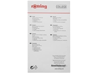 Een Rotring college set van 9 Isograph 0,25 mm/ 0,35 mm/ 0,5 mm koop je bij best4office