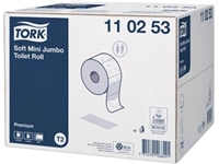 Een Tork Premium Mini jumborol toiletpapier zacht, 2-laags, systeem T2, wit koop je bij Muys Kantoor & Kado