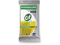 Een Cif vochtige schoonmaakdoekjes Clean & Shine, pak van 100 stuks koop je bij Muys Kantoor & Kado