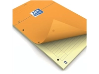 Een Oxford Orange Pads schrijfblok, ft A4+, gelijnd, 160 bladzijden, 4-gaatsperforatie koop je bij best4office