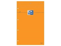 Een Oxford Orange Pads schrijfblok, ft A4+, gelijnd, 160 bladzijden, 4-gaatsperforatie koop je bij best4office