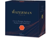 Een Waterman vulpeninkt 50 ml, rood (Audacious) koop je bij Muys Kantoor & Kado