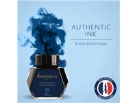 Een Waterman vulpeninkt 50 ml, blauw (Mysterious) koop je bij Muys Kantoor & Kado