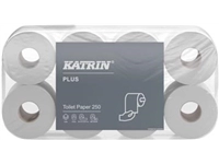 Een Katrin Plus toiletpapier Soft, 3-laags, 250 vel per rol, pak van 8 rollen koop je bij best4office