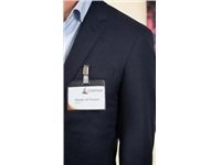 Een Europel badge met strip + clip, ft 90 x 60 mm koop je bij best4office