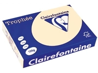 Een Clairefontaine Trophée Pastel, gekleurd papier, A4, 120 g, 250 vel, crème koop je bij best4office