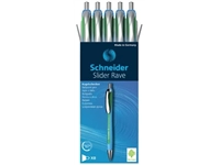 Een Schneider balpen Slider Rave XB, groen koop je bij Muys Kantoor & Kado