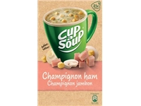 Een Cup-a-Soup champignon ham, pak van 21 zakjes koop je bij Muys Kantoor & Kado