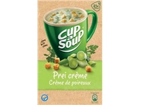 Een Cup-a-Soup prei crème met kaas croutons, pak van 21 zakjes koop je bij Muys Kantoor & Kado