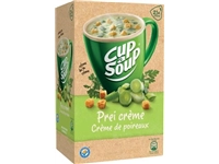 Een Cup-a-Soup prei crème met kaas croutons, pak van 21 zakjes koop je bij Muys Kantoor & Kado