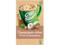 Een Cup-a-Soup champignon crème met croutons, pak van 21 zakjes koop je bij Muys Kantoor & Kado