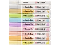 Een Talens Ecoline Brush pen, etui van 10 stuks in pastelkleuren koop je bij best4office