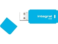 Een Integral Neon USB 2.0 stick, 16 GB, blauw koop je bij best4office