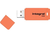 Een Integral Neon USB 2.0 stick, 16 GB, oranje koop je bij best4office