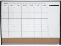 Een Nobo combibord, kurk en magnetische whiteboard maandplanner, ft 58,5 x 43 cm koop je bij best4office