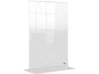 Een Nobo Premium Plus acryl informatiebord, met voet, ft A4 koop je bij best4office