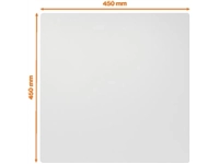 Een Nobo frameloos modulair whiteboard, staal, magnetisch, 45 x 45 cm koop je bij best4office