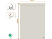 Een Nobo flipchartpapier standaard, ft 65 x 95 cm, blanco/geruit, pak van 50 vel koop je bij best4office