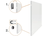 Een Nobo Infinity randloos whiteboard, staal, magnetisch, 60 x 90 cm koop je bij best4office