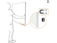 Een Nobo Infinity randloos whiteboard, staal, magnetisch, 90 x 120 cm koop je bij Muys Kantoor & Kado