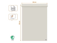 Een Nobo flipchartpapier standaard, ft 65 x 95 cm, blanco/geruit, rol van 50 vel koop je bij best4office