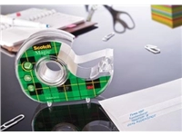 Een Scotch plakband Magic Tape ft 19 mm x 25 m, blister met dispenser en 1 rolletje koop je bij best4office