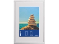 Een MAUL fotolijst Design aluminium frame, om op te hangen en te staan 15x21cm, zilver koop je bij best4office